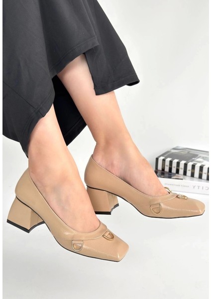 Cande Bej Rugan Topuklu Ayakkabı fiyatları