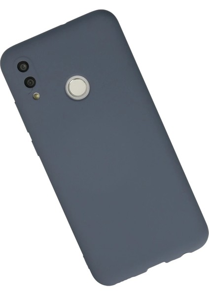 Huawei P Smart 2019 Kılıf Nano Içi Kadife Silikon - Gri Ynsmr