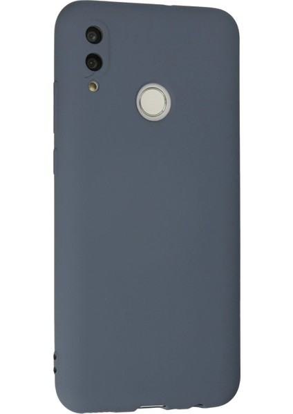 Huawei P Smart 2019 Kılıf Nano Içi Kadife Silikon - Gri Ynsmr