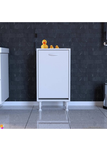 40X75X32,5 cm ’lik 1 Göz Sepetli Mini Mutfak Dolabı Seleli Sebzelik Çok Amaçlı Dolap fırsatları