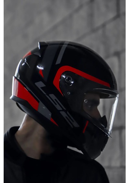 Rapıd 2 Chos Siyah Kırmızı Kask