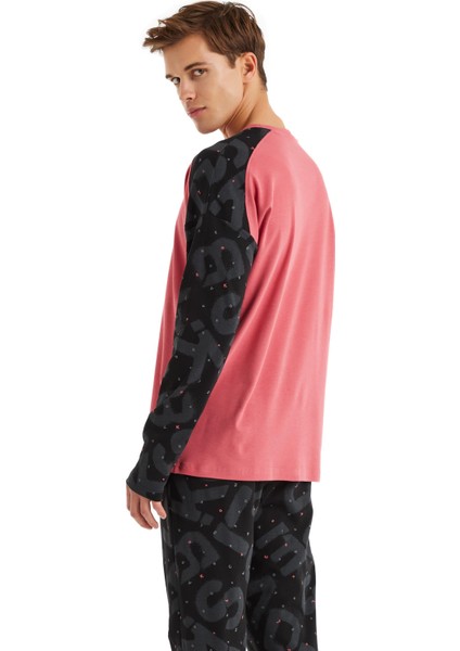 Erkek Uzun Kol Kırmızı Pijama Takım C9T9N5O04 indirimleri