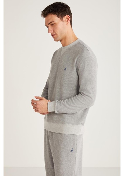 Erkek Uzun Kol Gri Pijama Takım C9T0N8O fiyatları