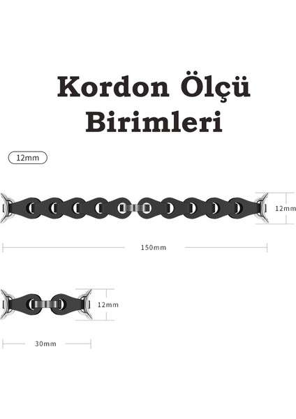 Xiaomi Mi Band 10 / Mi Band 9 / Mi Band 8 Uyumlu Silikon Kordon Bukle Örgü Tasarım Metal Pimli