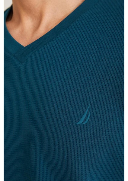 Erkek Uzun Kol V Yaka Yeşil Pijama Takım C1T1N8O fiyatları