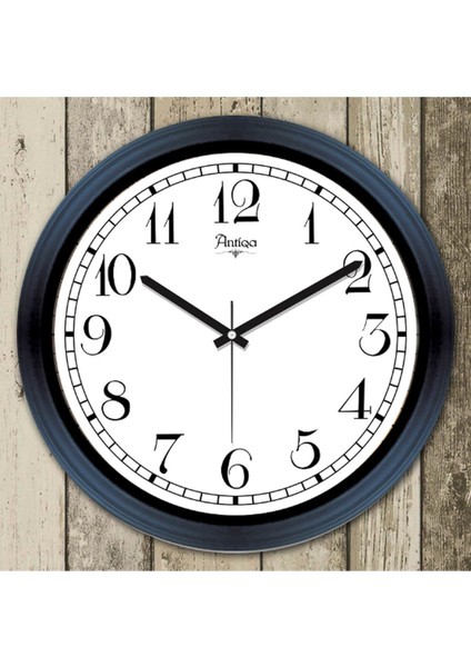 Şık 35X35 cm Camlı Dekoratif Duvar Saati, Modern ve Zarif Tasarım.