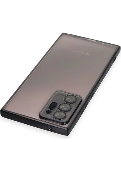Samsung Galaxy Note 20 Ultra Kılıf Razer Lensli Silikon - Siyah Ynsmr