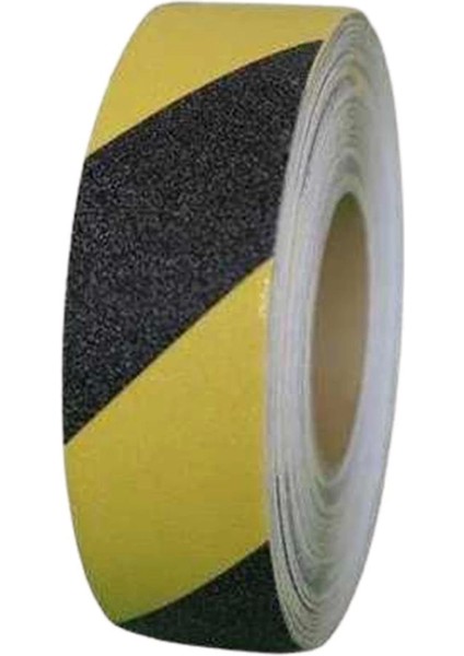 Kaydırmaz Bant 50MM x 15M Sarı-Siyah – Güvenlik Için Ideal Kaymaz Çözüm
