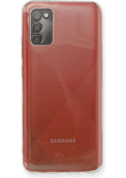 Samsung Galaxy A02S Kılıf Deluxe 2mm Şeffaf Silikon Ynsmr
