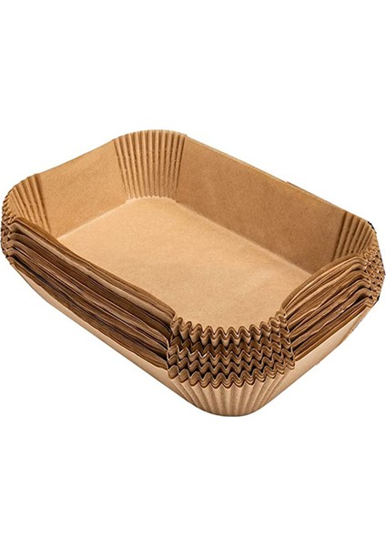 Ninja Dual Için Hava Fritöz Kaplamaları Tek Kullanımlık Kağıt, 200 Adet Hava Fritöz Kaplamaları Dikdörtgen, Hava Fritöz Aksesuarları (Yurt Dışından)