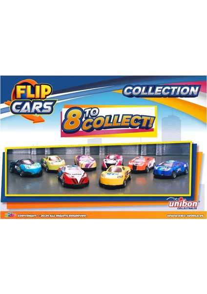 Kidz World Flip Cars - 24 Adet modelleri
