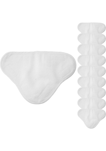 10 Paket Yedek Buharlı Paspas Mikrofiber Bez Pedi H2O Mop X5 Üçgen Sürükleme Için (Yurt Dışından) fiyatları