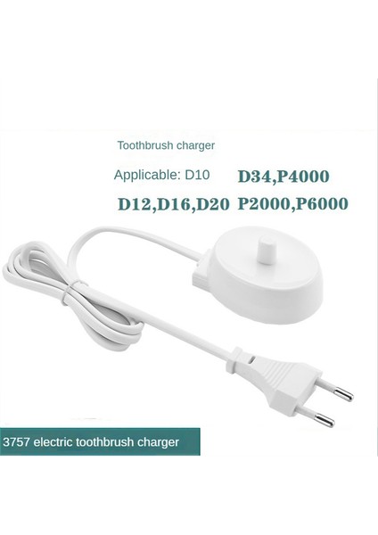 Yedek Elektrikli Diş Fırçası Şarj Cihazı Model 3757 Braun Oralb D17 OC18 Diş Fırçası Şarj Yuvası Ab Fişi Için Uygundur (Yurt Dışından) fiyatları