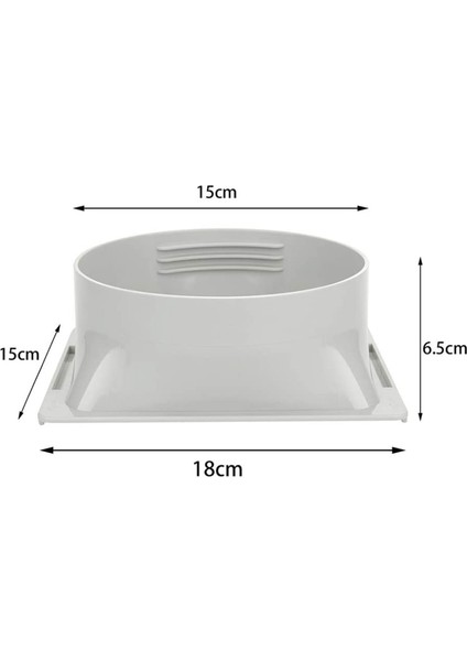 Klima Egzoz Hortumu Arayüzü, Taşınabilir Ev Mobil Klima Gövde Bağlantı Konnektörü, Kare 15CM (Yurt Dışından) modelleri