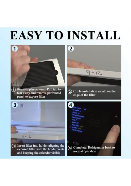 Frigidaire Paultra Pure Air Ultra ve Electrolux Eafcbf Buzdolabı Için Buzdolabı Hava Filtresi Değişimi Için 6'lı Paket (Yurt Dışından) modelleri