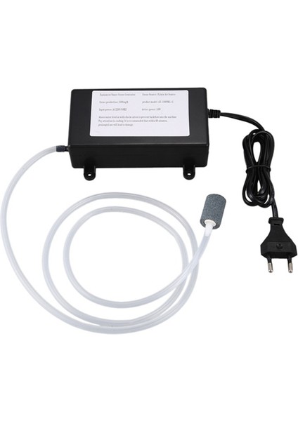 Taşınabilir Ozon Jeneratörü 220V 1000MG Ozonizer Hava Temizleyici Temizleyici Arıtma Meyve Sebze Temizleme Arıtıcı, Ab Fişi (Yurt Dışından)