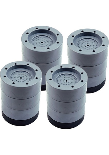 4 Adet Çamaşır Makinesi Yükseklik Arttırma Pedleri Anti Pedler Sessiz Kayma Yükseltici Mat Çamaşır Makinesi Kurutma Makinesi Destek Standı 8.5cm (Yurt Dışından)