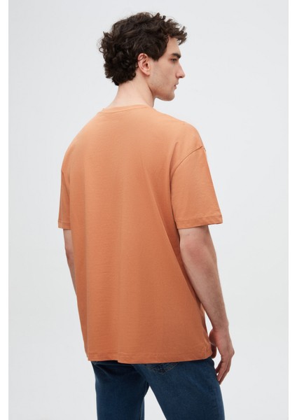 Ds Damat Oversize Tarçın Bisiklet Yaka %100 Pamuk T-Shirt 6HC14ORT02006 modelleri