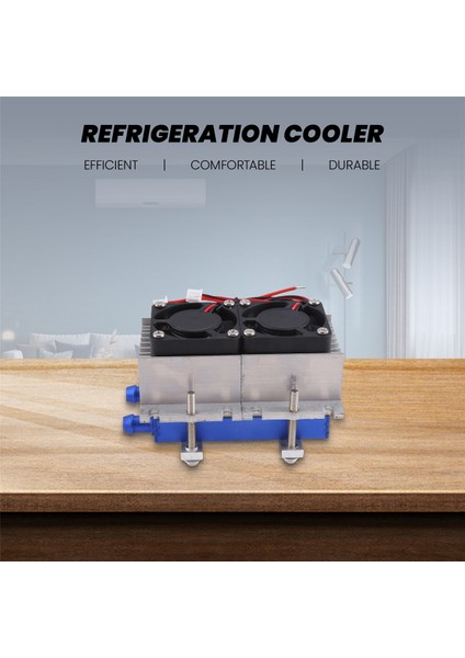 144W Termoelektrik Peltier Soğutma Soğutucu 12V Yarı Iletken Klima Soğutma Sistemi Dıy Kiti (Yurt Dışından)