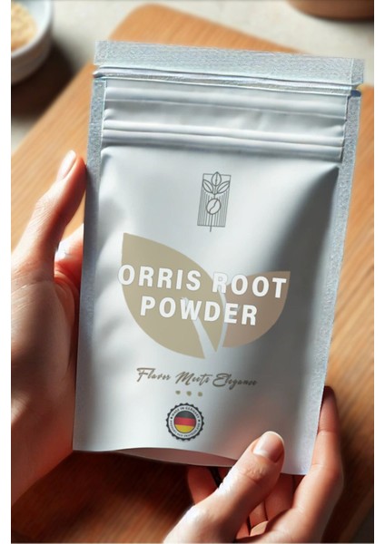 Orris Kökü Tozu 50 gr, Premium Orrik Root Powder | Vegan | Katkısız