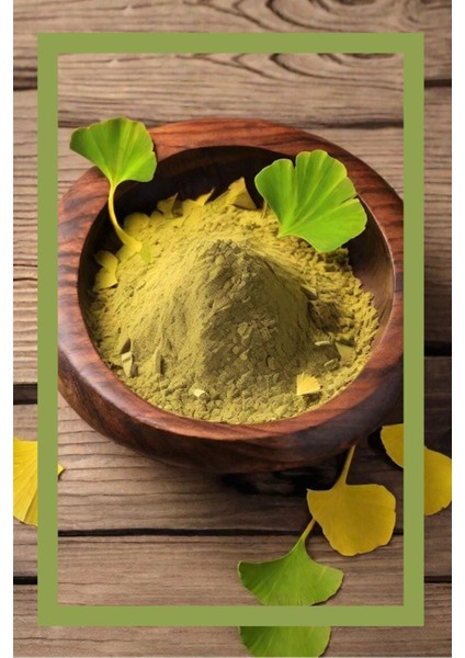 Ginkgo Biloba Tozu 50 gr, Premium Herbal Gingko Biloba Powder | Vegan | Katkısız modelleri
