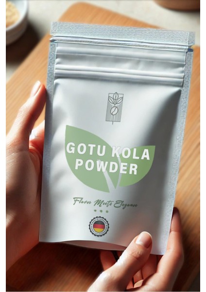 Gotu Kola Tozu 50 gr, Premium Herbal Powder | Vegan | Katkısız
