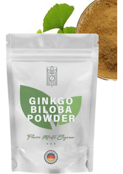 Ginkgo Biloba Tozu 100 gr, Premium Herbal Gingko Biloba Powder | Vegan | Katkısız fiyatları