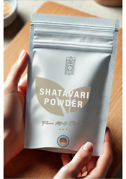 Shatavari (Hint Kuşkonmazı) Tozu 50 gr, Premium Shatavari Powder, | Vegan | Katkısız