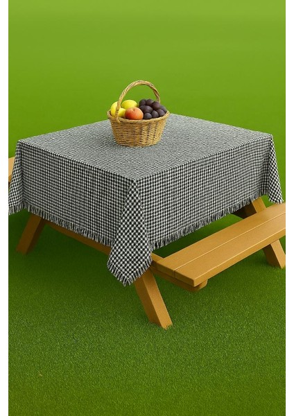 Piknik Masa Örtüsü, Sofra Bezi Piknik Örtüsü, Mutfak Masası Örtüsü, Piti Kareli Masa Örtüsü, 170X170CM