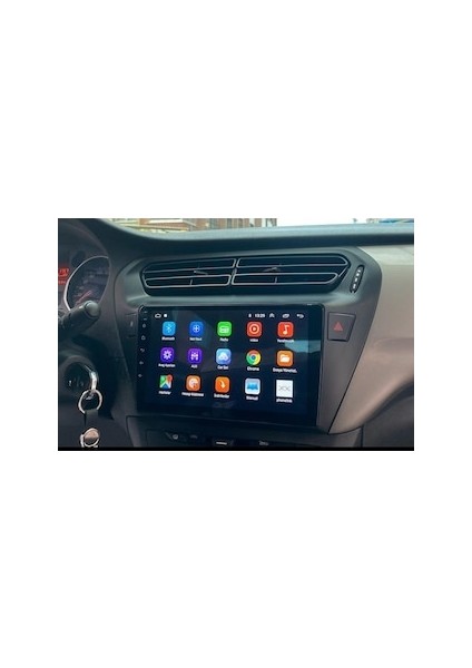Peugeot 301 Siyah 2012-2024 Multimedya Carplay Ekran Seti 2 GB Ram 32 Hafızalı