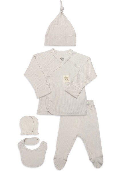 Bistyle Modal Flying Balloons 5'li Hastane Çıkışı BS12109 Bej