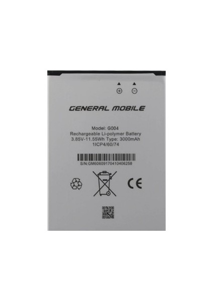 General Mobile Discovery Gm6/gm6 Life Pil Batarya