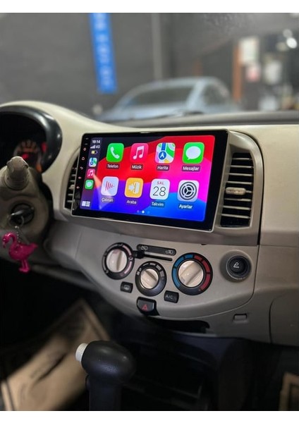 Nissan Micra 2002-2010 Multimedya Carplay Ekran Seti 2 GB Ram 32 Hafızalı