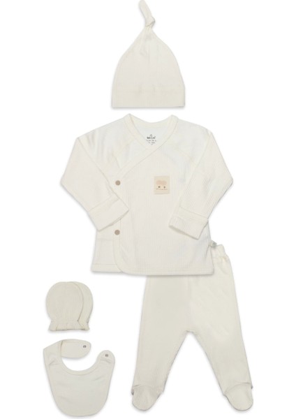 Bistyle Modal Flying Balloons 5'li Hastane Çıkışı BS12109 Ekru