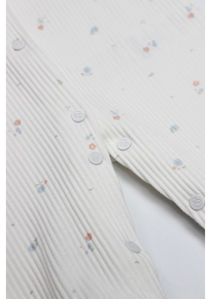 Bistyle Bloom White Tulum 15113 Ekru Gül Kurusu