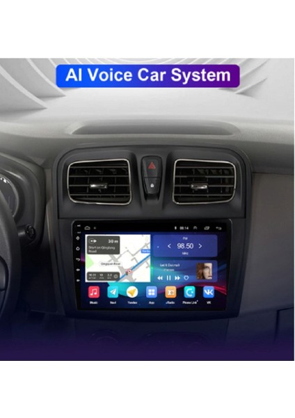 Renault Symbol 2012-2018 Multimedya Carplay Ekran Seti 2 GB Ram 32 Hafızalı