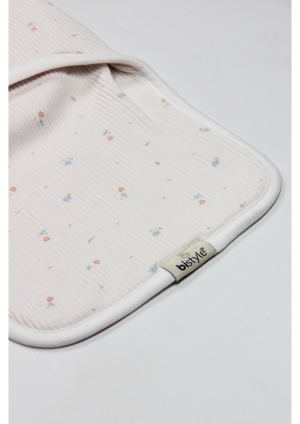 Bistyle Bloom White Organik Bel Destekli Kundak 75103 Ekru Gül Kurusu