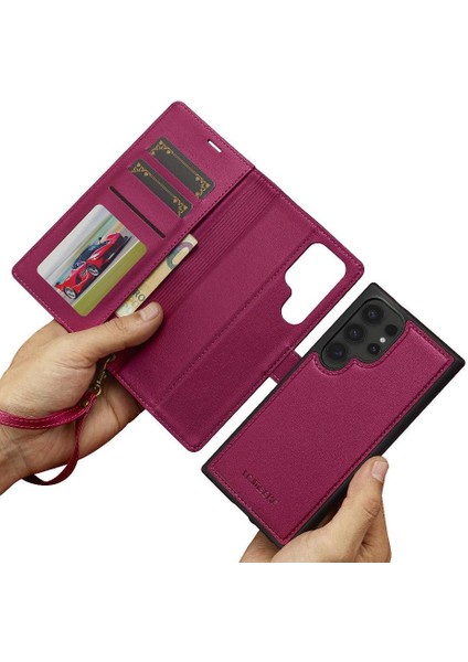 Samsung Galaxy S24 Için Flip Case Ultra Kickstand Pu Deri Cüzdan Kılıf 2 (Yurt Dışından) fiyatları