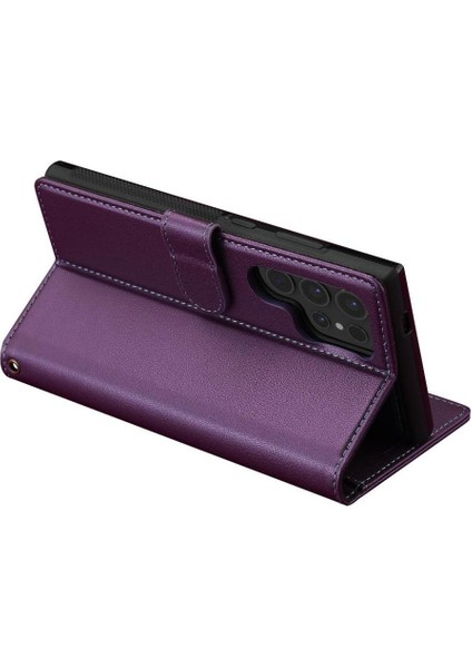 Samsung Galaxy S24 Için Flip Case Ultra Kickstand Pu Deri Cüzdan Kılıf 2 (Yurt Dışından) modelleri