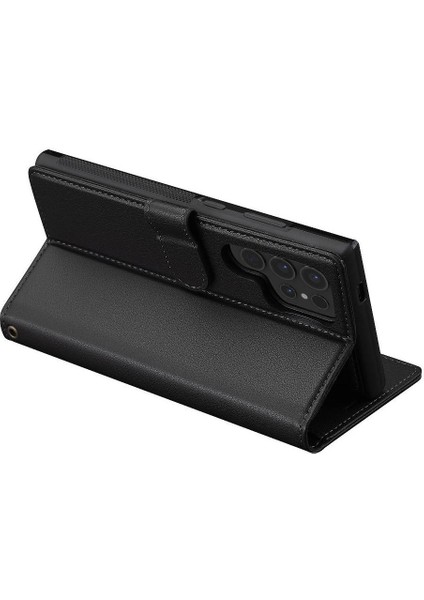 Samsung Galaxy S24 Için Flip Case Ultra Kickstand Pu Deri Cüzdan Kılıf 2 (Yurt Dışından) fırsatları