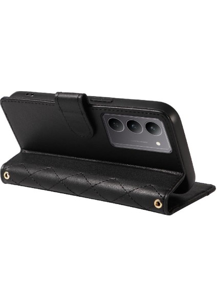 Standı ile Realme C75 4g Kafes Flip Folio Telefon Kılıfı Için Flip Case Bilek (Yurt Dışından) modelleri