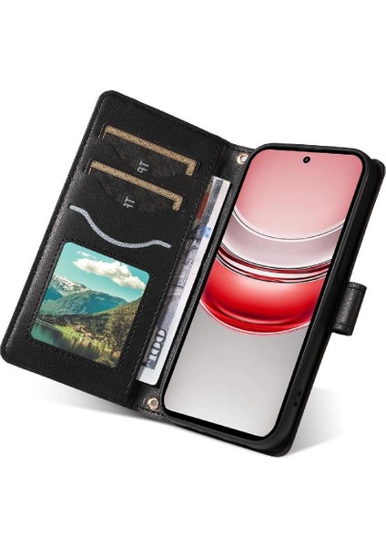 Standı ile Realme C75 4g Kafes Flip Folio Telefon Kılıfı Için Flip Case Bilek (Yurt Dışından) indirimleri