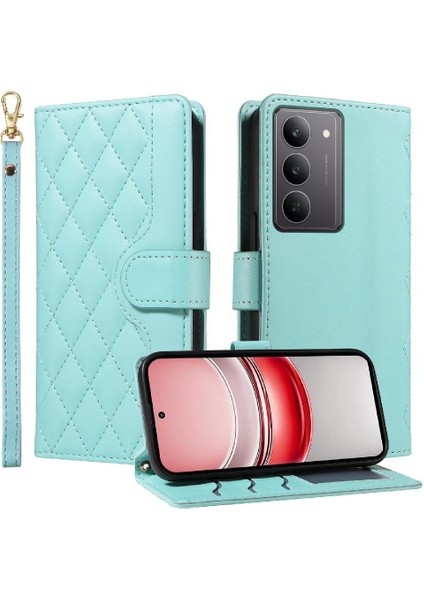 Standı ile Realme C75 4g Kafes Flip Folio Telefon Kılıfı Için Flip Case Bilek (Yurt Dışından) modelleri