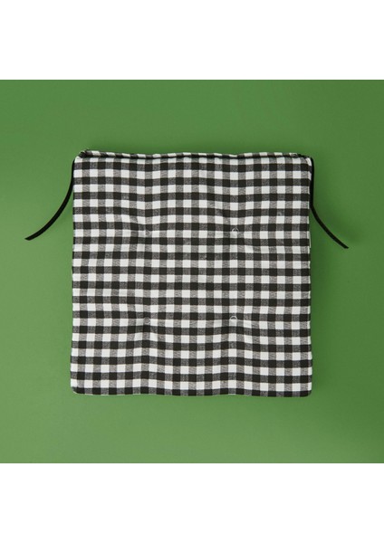 Soft Guarda Sandalye Minderi - Siyah - 38x38 cm