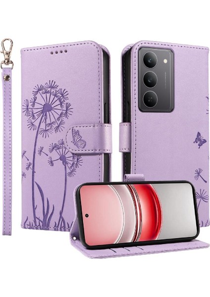 Kart Yuvaları ve Bilek Kayışı ile Realme C75 4g Flip Case ile Uyumlu (Yurt Dışından) indirimleri