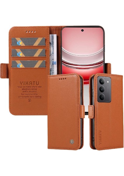 Realme C75 4g Hafif ve Luxe Premium Faux Deri Için Flip Case (Yurt Dışından) indirimleri