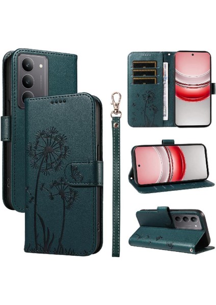 Kart Yuvaları ve Bilek Kayışı ile Realme C75 4g Flip Case ile Uyumlu (Yurt Dışından) indirimleri