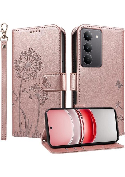 Kart Yuvaları ve Bilek Kayışı ile Realme C75 4g Flip Case ile Uyumlu (Yurt Dışından) indirimleri