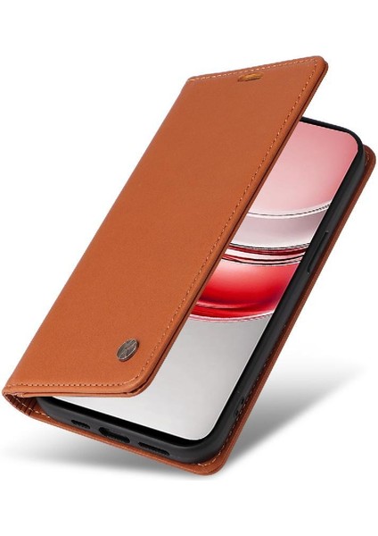 Realme C75 4g Suni Deri ve Tam Mat Tpu Için Flip Case Güçlü ve (Yurt Dışından) modelleri