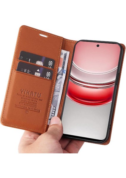 Realme C75 4g Suni Deri ve Tam Mat Tpu Için Flip Case Güçlü ve (Yurt Dışından) fırsatları